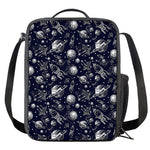 Galaxy UFO Pattern Print Crossbody Lunch Bag