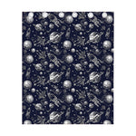 Galaxy UFO Pattern Print Curtain