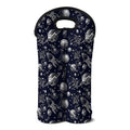 Galaxy UFO Pattern Print Double Neoprene Wine Tote