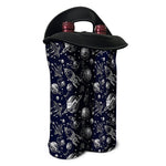 Galaxy UFO Pattern Print Double Neoprene Wine Tote
