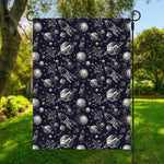 Galaxy UFO Pattern Print Garden Flag
