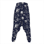 Galaxy UFO Pattern Print Hammer Pants