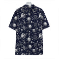 Galaxy UFO Pattern Print Hawaiian Shirt