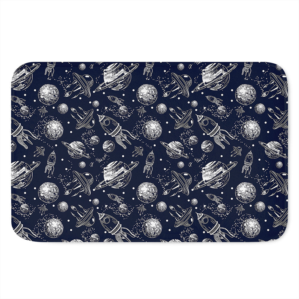 Galaxy UFO Pattern Print Indoor Door Mat