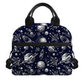 Galaxy UFO Pattern Print Insulated Lunch Bag