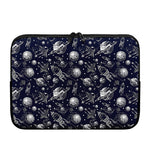Galaxy UFO Pattern Print Laptop Sleeve
