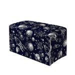 Galaxy UFO Pattern Print Leather Tissue Box Cover