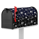 Galaxy UFO Pattern Print Mailbox Cover