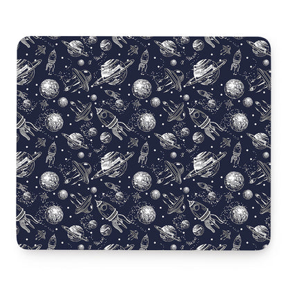 Galaxy UFO Pattern Print Mouse Pad