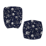 Galaxy UFO Pattern Print Office Chair Cover