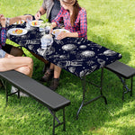 Galaxy UFO Pattern Print Picnic Table Cover