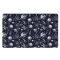 Galaxy UFO Pattern Print Polyester Doormat