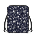 Galaxy UFO Pattern Print Rectangular Crossbody Bag