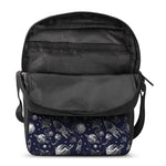 Galaxy UFO Pattern Print Rectangular Crossbody Bag