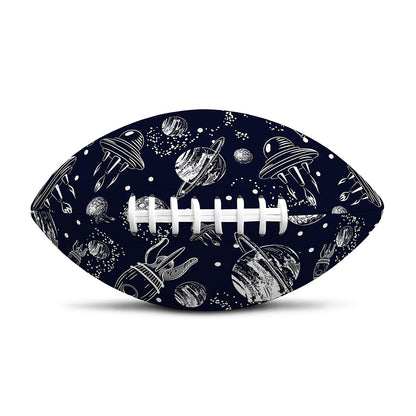 Galaxy UFO Pattern Print Rugby Ball