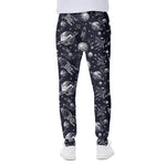 Galaxy UFO Pattern Print Scuba Joggers