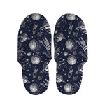 Galaxy UFO Pattern Print Slippers