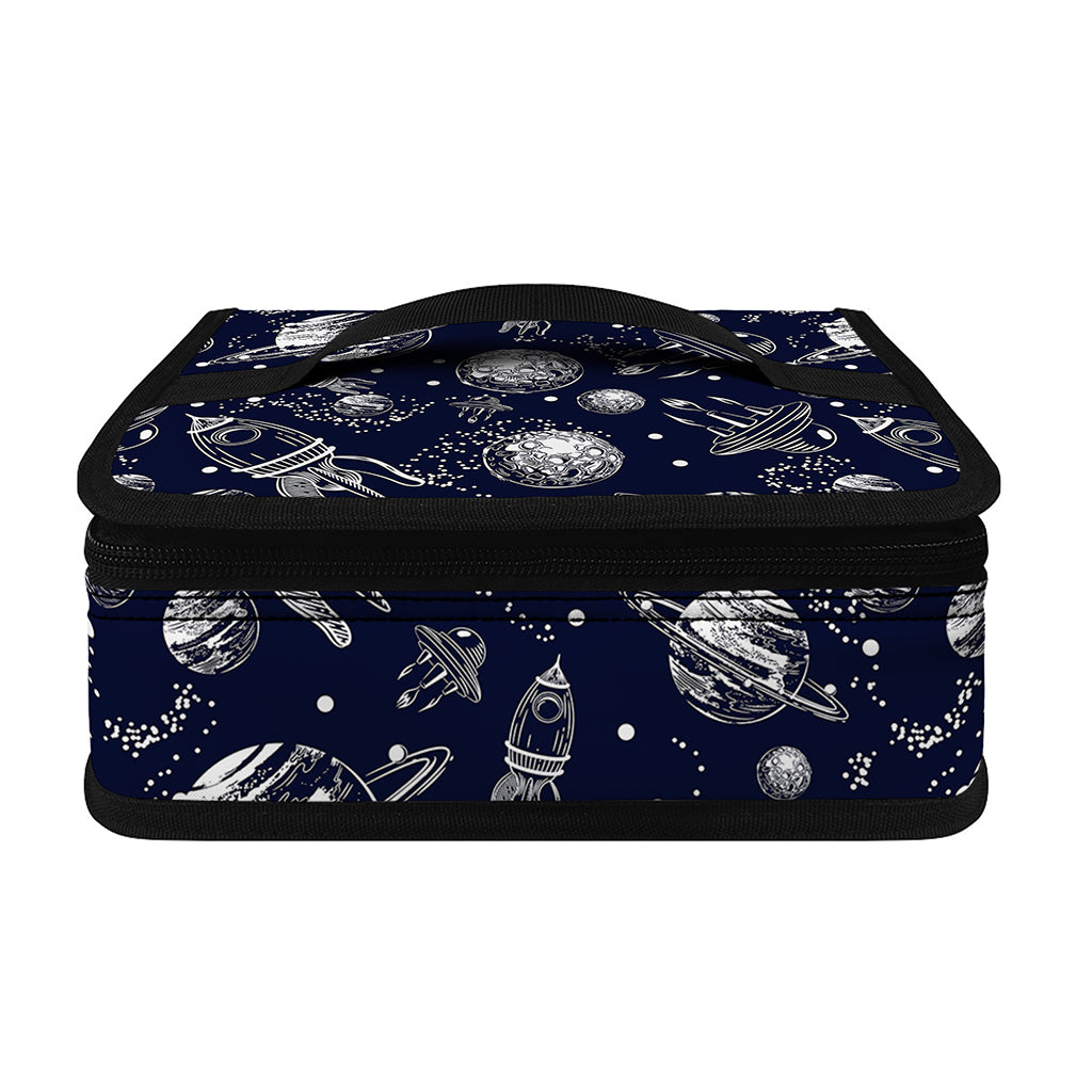 Galaxy UFO Pattern Print Small Lunch Bag
