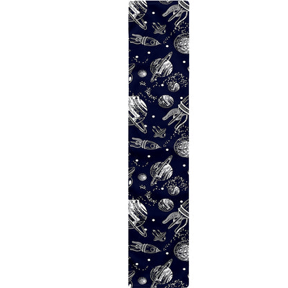 Galaxy UFO Pattern Print Table Runner