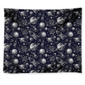 Galaxy UFO Pattern Print Tapestry