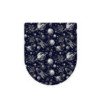 Galaxy UFO Pattern Print Toilet Lid Cover