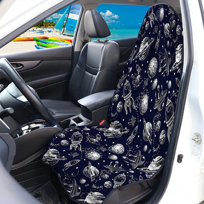 Galaxy UFO Pattern Print Waterproof Car Seat Cover