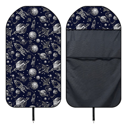 Galaxy UFO Pattern Print Waterproof Car Seat Cover