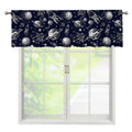Galaxy UFO Pattern Print Window Valance