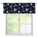 Galaxy UFO Pattern Print Window Valance