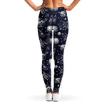 Galaxy UFO Pattern Print Women's Leggings