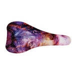 Galaxy Wolf Portrait Print Bicycle Seat Cover