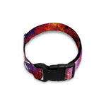 Galaxy Wolf Portrait Print Dog Collar