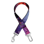 Galaxy Wolf Portrait Print Dog Seat Belt