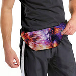 Galaxy Wolf Portrait Print Fanny Pack