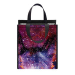 Galaxy Wolf Portrait Print Insulated Lunch Tote