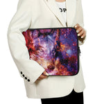 Galaxy Wolf Portrait Print Laptop Sleeve