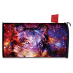 Galaxy Wolf Portrait Print Mailbox Cover