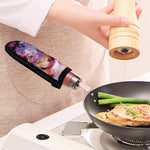 Galaxy Wolf Portrait Print Skillet Handle Cover