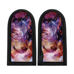 Galaxy Wolf Portrait Print Skillet Handle Cover