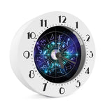 Galaxy Zodiac Wheel Print Alarm Clock