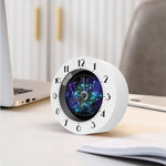 Galaxy Zodiac Wheel Print Alarm Clock