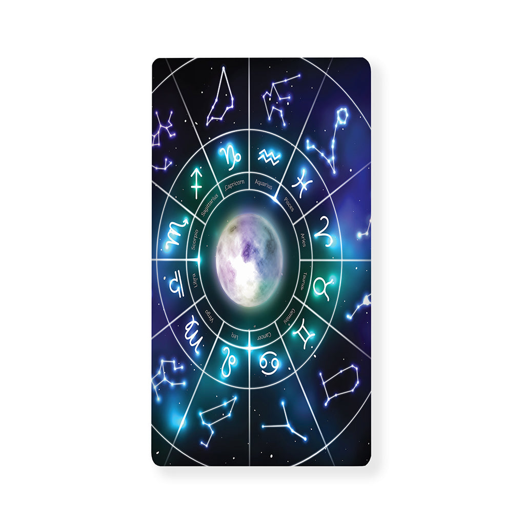 Galaxy Zodiac Wheel Print Baby Crib Sheet