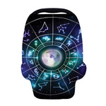 Galaxy Zodiac Wheel Print Baby Seat Cover