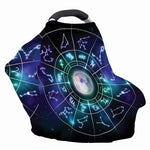 Galaxy Zodiac Wheel Print Baby Seat Cover