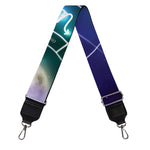 Galaxy Zodiac Wheel Print Bag Strap