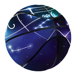 Galaxy Zodiac Wheel Print Basketball