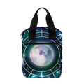Galaxy Zodiac Wheel Print Bible Tote Bag