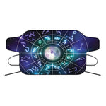 Galaxy Zodiac Wheel Print Car Windshield Snow Cover