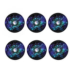 Galaxy Zodiac Wheel Print Coaster Set