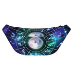 Galaxy Zodiac Wheel Print Fanny Pack